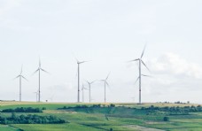 小麦风车风电风力发电