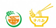 国外名家矢量LOGO牛肉面logo
