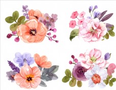 欧式花纹背景花卉图案