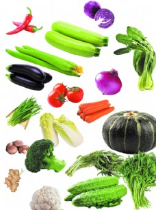 蔬菜大蒜蔬菜新鲜蔬菜紫甘蓝花菜