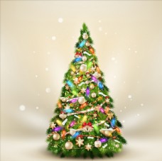礼物盒节日背景圣诞树