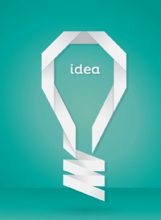 创新思维灯泡logo
