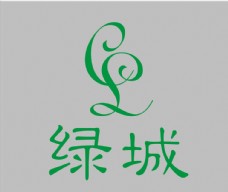 绿城 lc logo