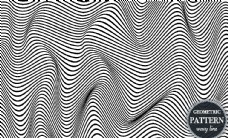 波形曲线元素抽象背景