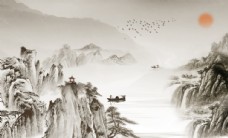 中式壁画