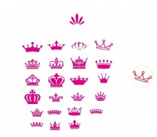 全球名牌服装服饰矢量LOGO皇冠LOGO矢量图女皇冠