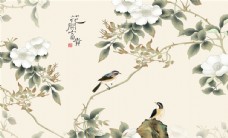 花饰传统花鸟工笔画新中式装饰画